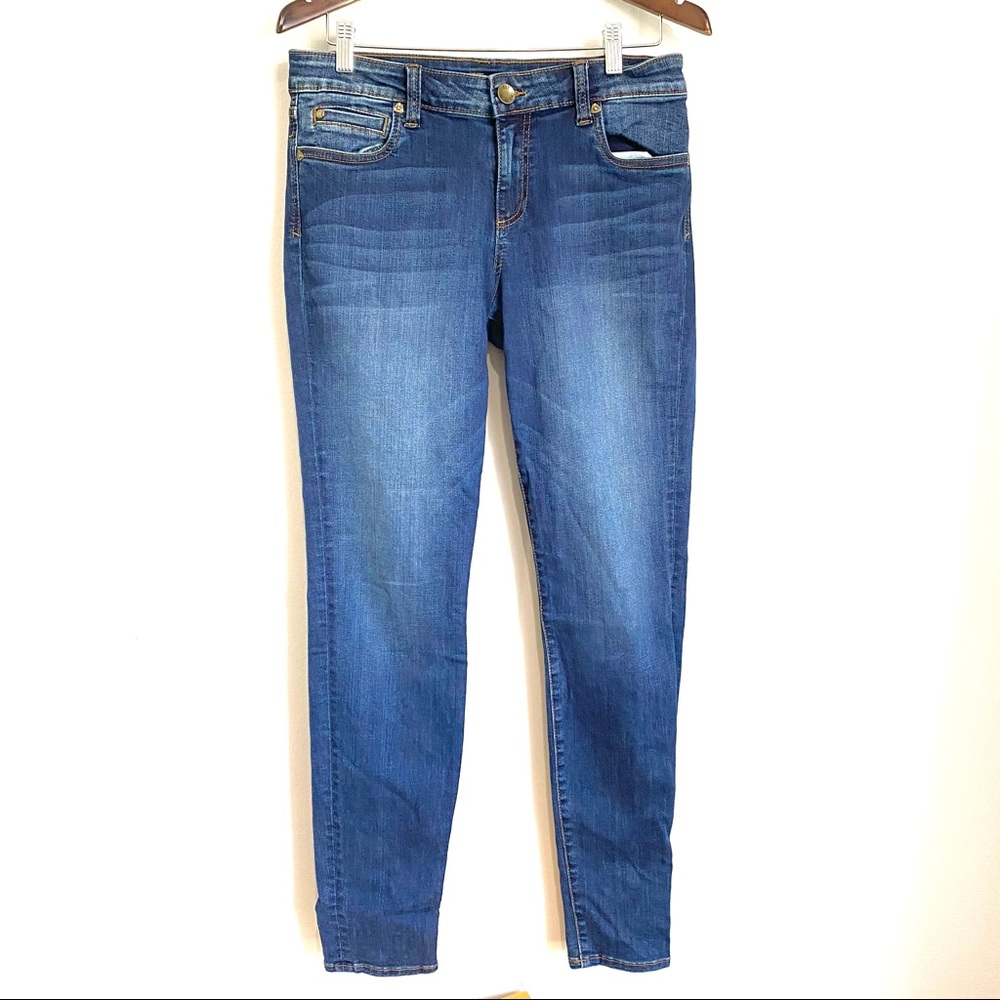 KUT FROM THE KLOTH Womens 10 Dark Wash Toothpick Skinny Stretch Jeans SS16